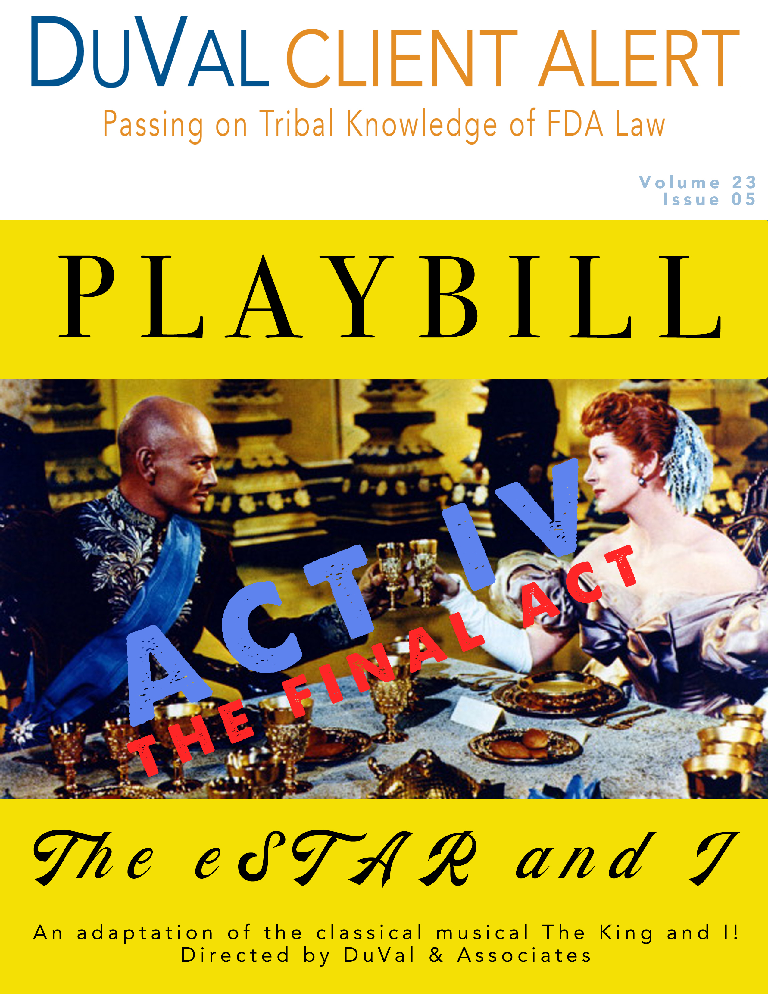 2023 eSTART King and I Act III